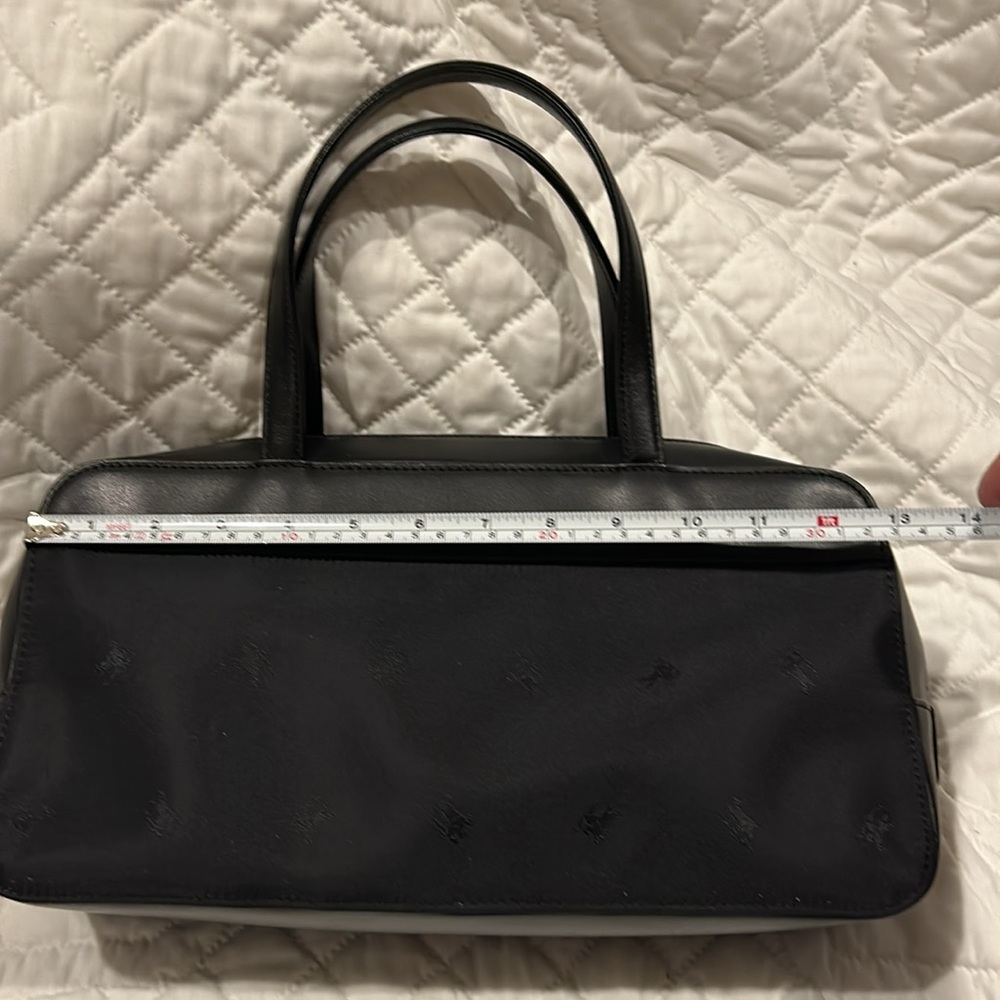 Burberry Satchel - black nylon/leather upper part and handles - Picture 13 of 15